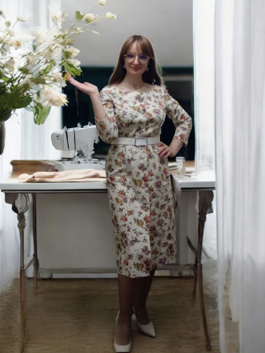 На фотографии модель из журнала 1995г. (Есть незаметные корректировки под свою особенность фигуры и свои пожелания)