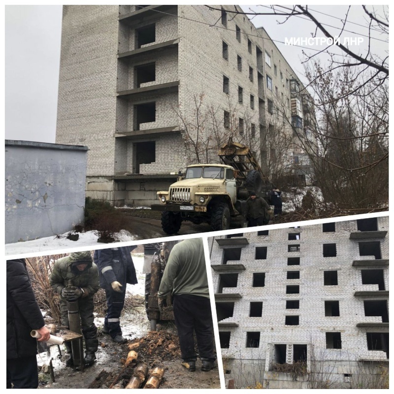    В ЛНР восстановят многоэтажный дом, заброшенный много лет назад