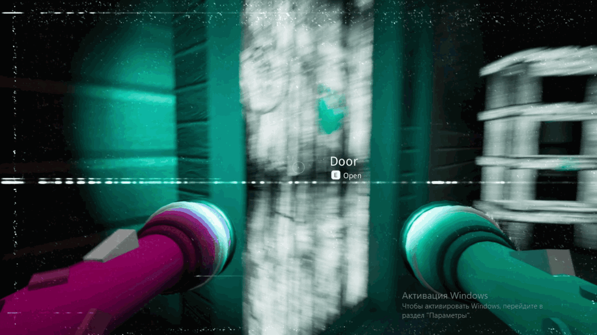 (Нет, это не я тупо в дверь как баран пру, я нажимал на кнопку Е. Но дверь просто не реагировала на мои нажатия)