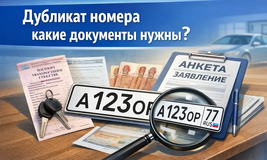 Дубликат номера: какие документы нужны?