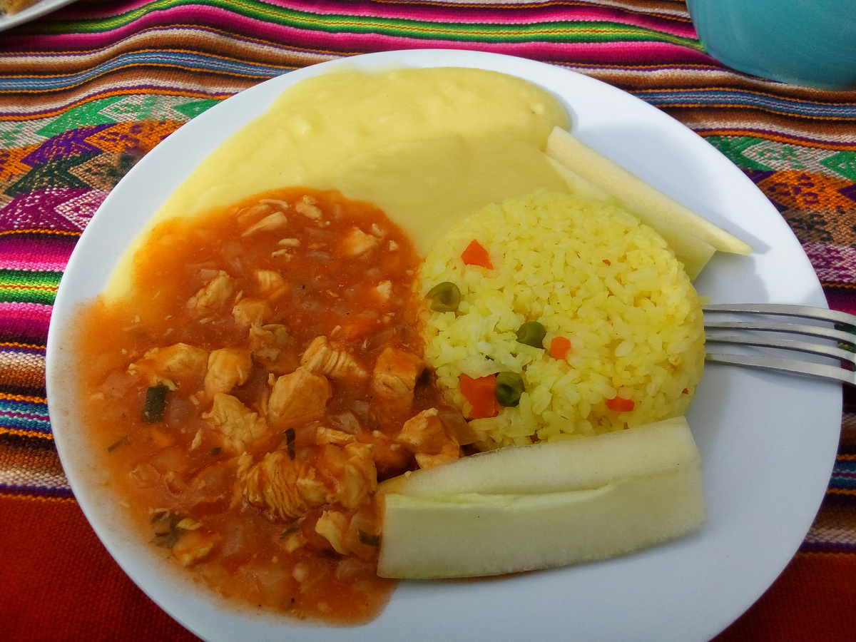 Ужин в перуанском походе