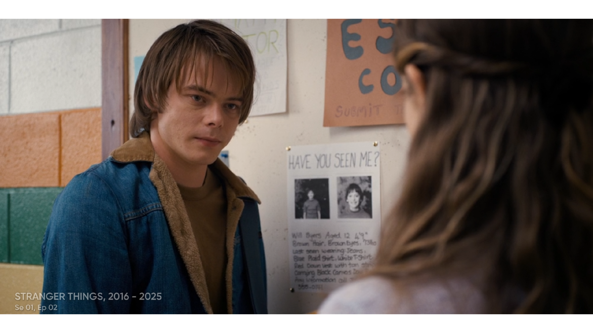 Ненси Уиллер выражает свое сочувствие Джонатану Байерсу в связ с пропажей его младшего брата Уилла