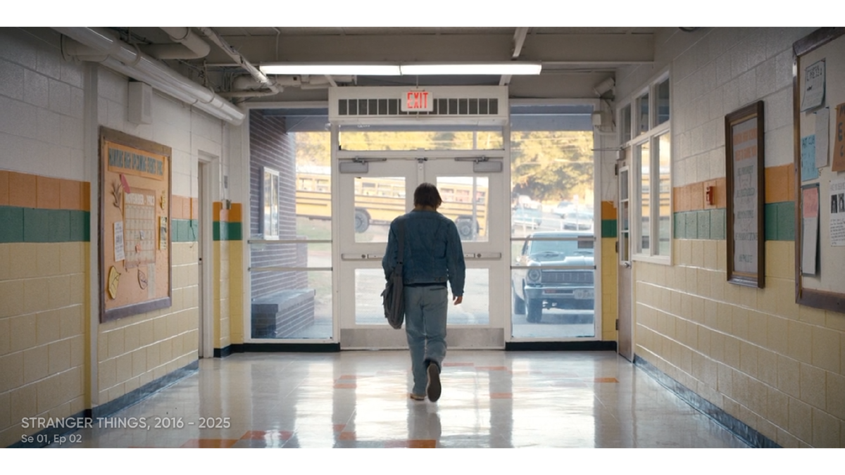 Визуалиазция представлений героя о самом себе - одиночество и пустота кругом