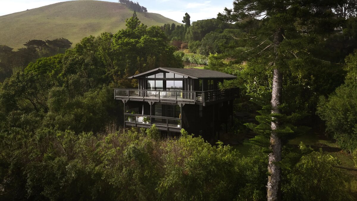 Дом на берегу Большого острова Гавайского архипелага