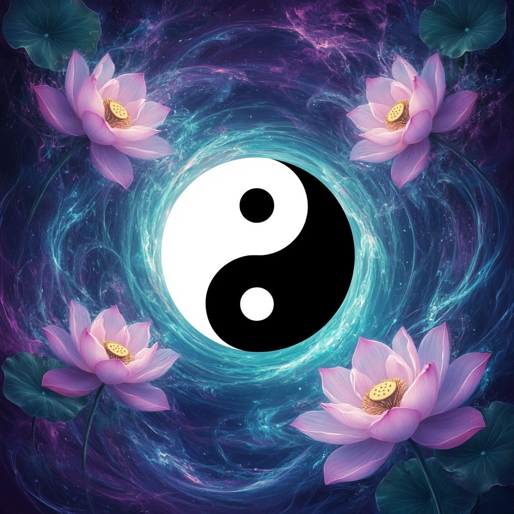 Классический символ Тай Чи – круг с белой и черной сторонами – символ гармонии и равновесия