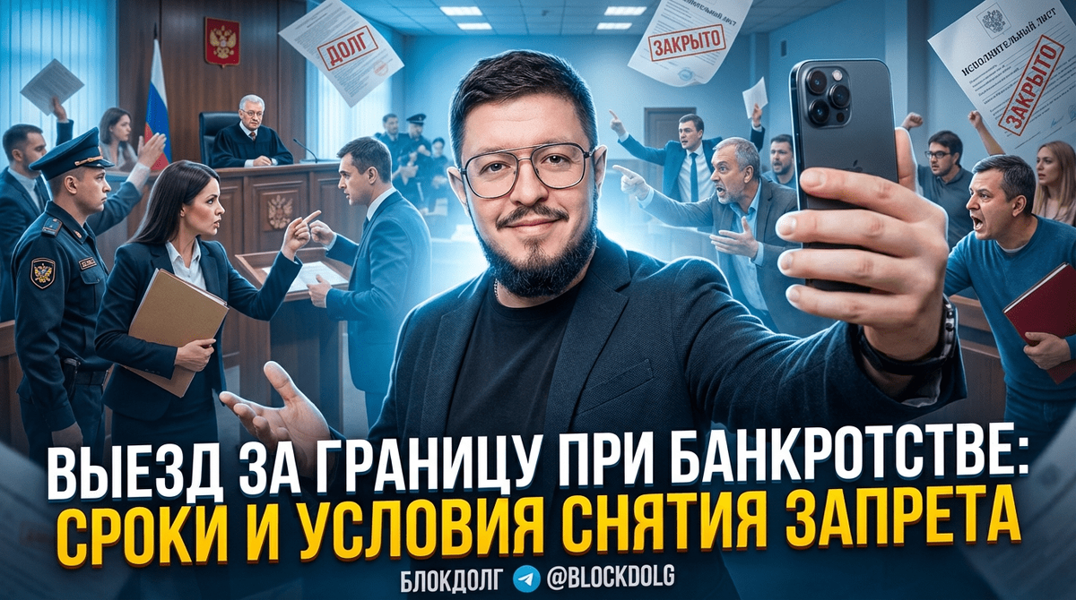    Ограничения на выезд за границу во время процедуры банкротства и условия их отмены Максим