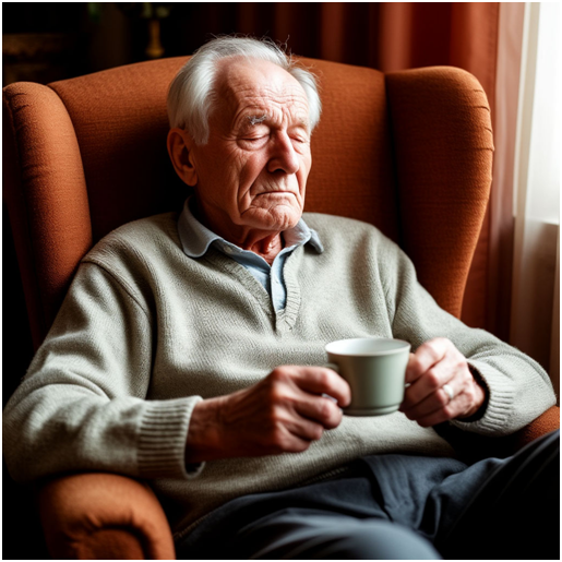 Сгенерировано ИИ-  угасание жизни