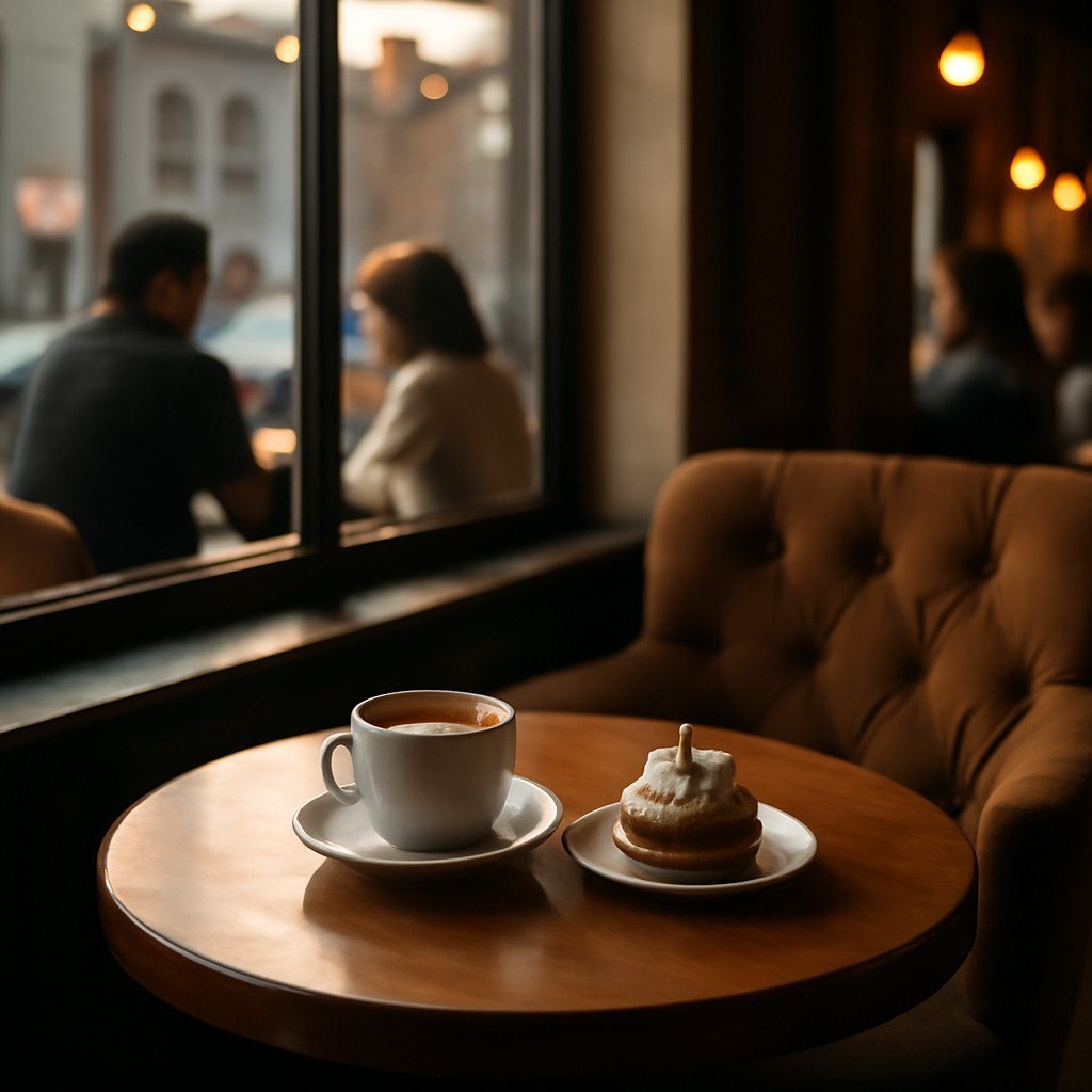 Он вышел на улицу, оставив меня одну с моими мыслями и чашкой кофе, который к тому времени успел остыть