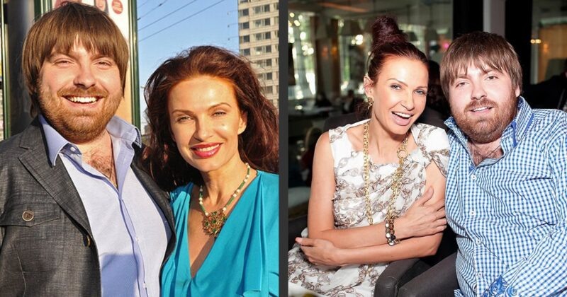    Эвелина Блёданс и Александр Сёмин в начале их бурного романа.