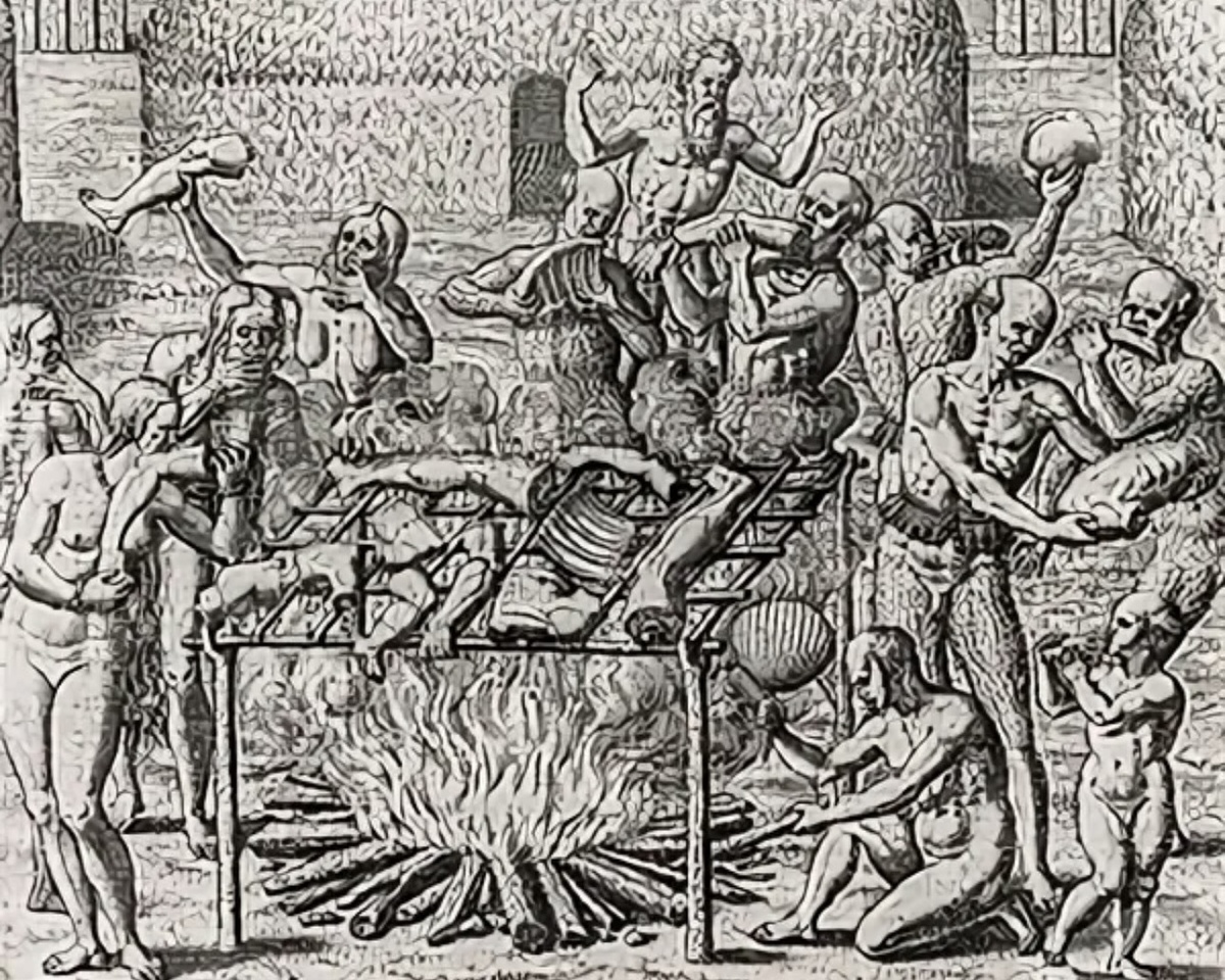 Антропофагия в древние времена. 