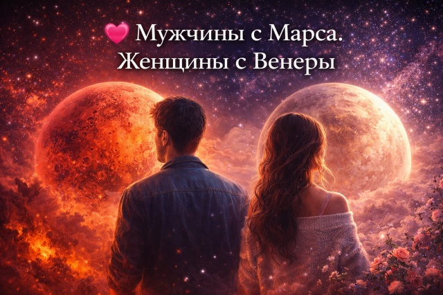 💘 Мужчины с Марса. Женщины с Венеры