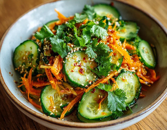 Огурцы по-корейски с соевым соусом