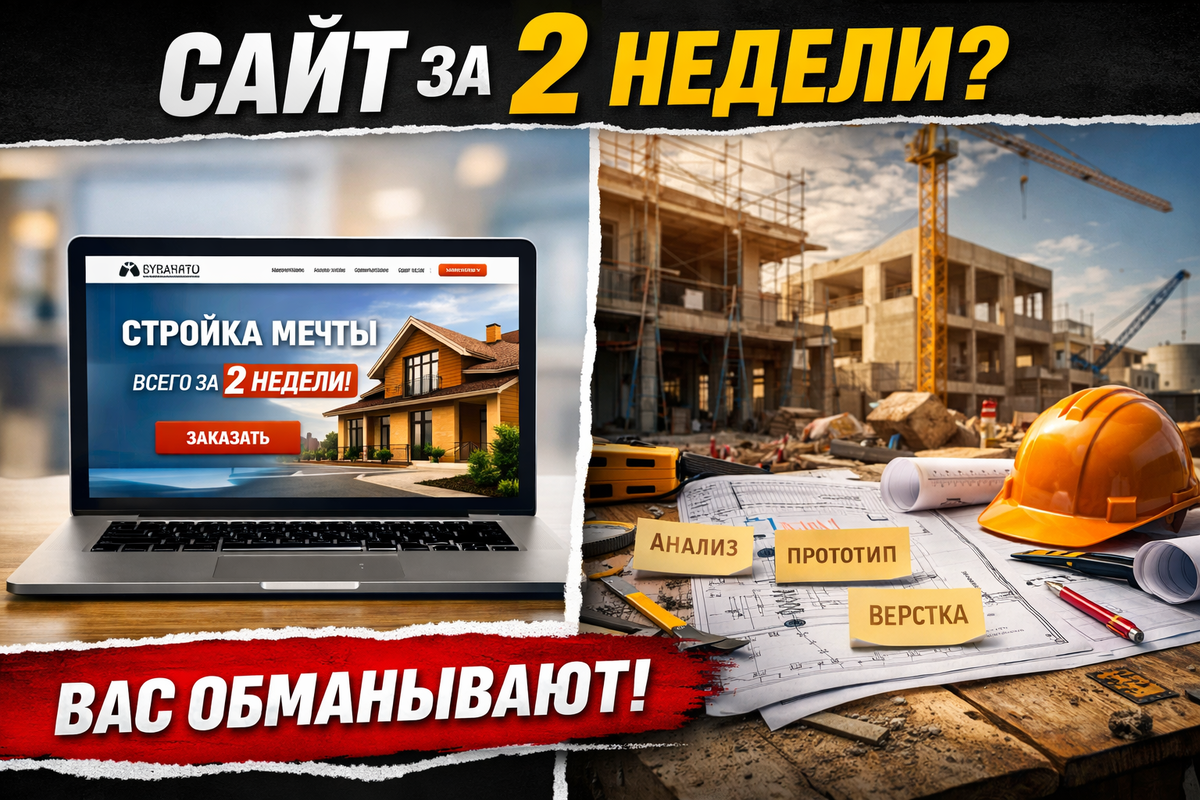 Честный гайд 2026 года: что происходит на каждом этапе
и чего ожидать от веб-студии