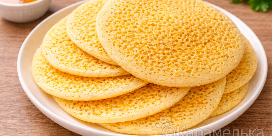 Эти марокканские блины с сотами завораживают с первой минуты на сковороде