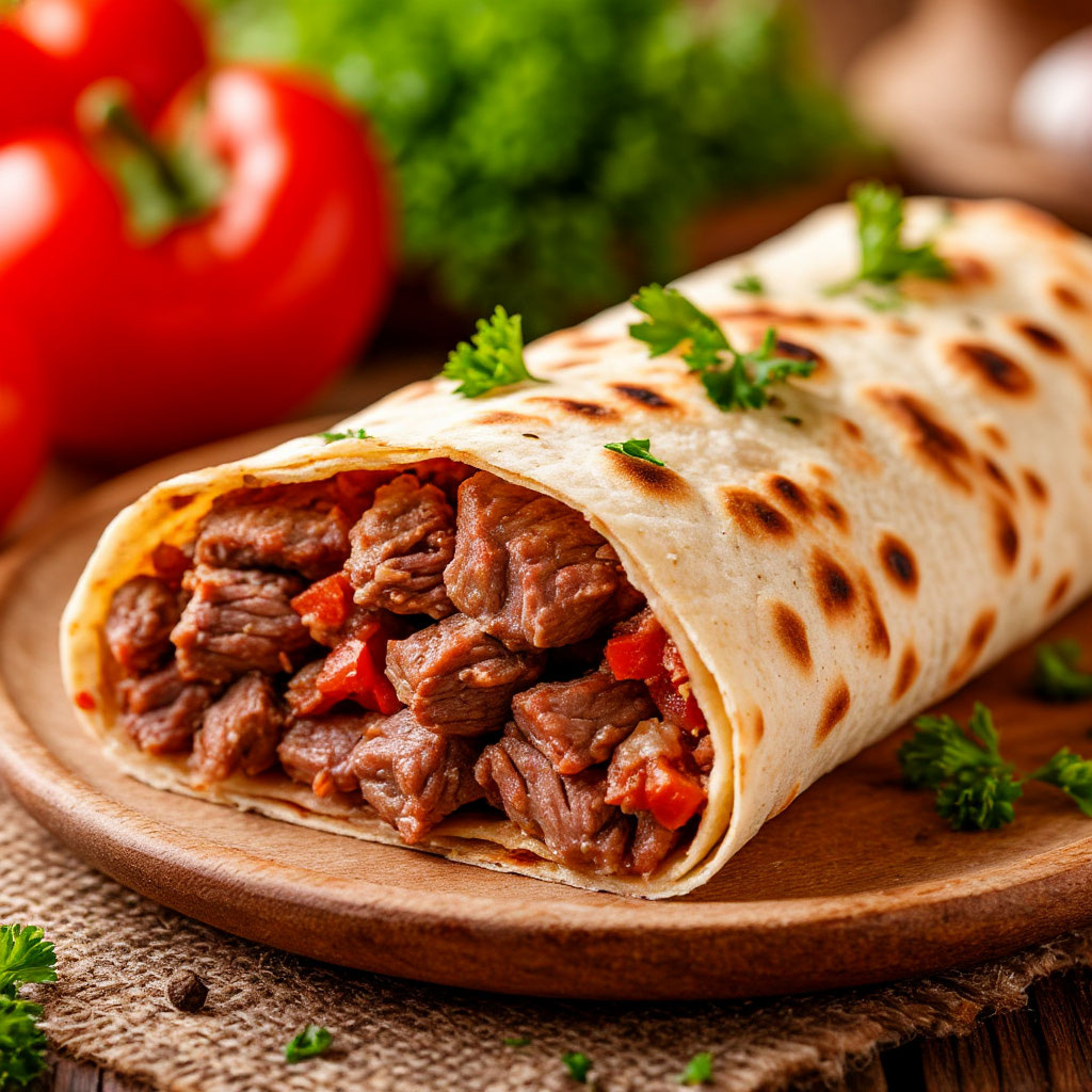 ЛАВАШ С МЯСОМ