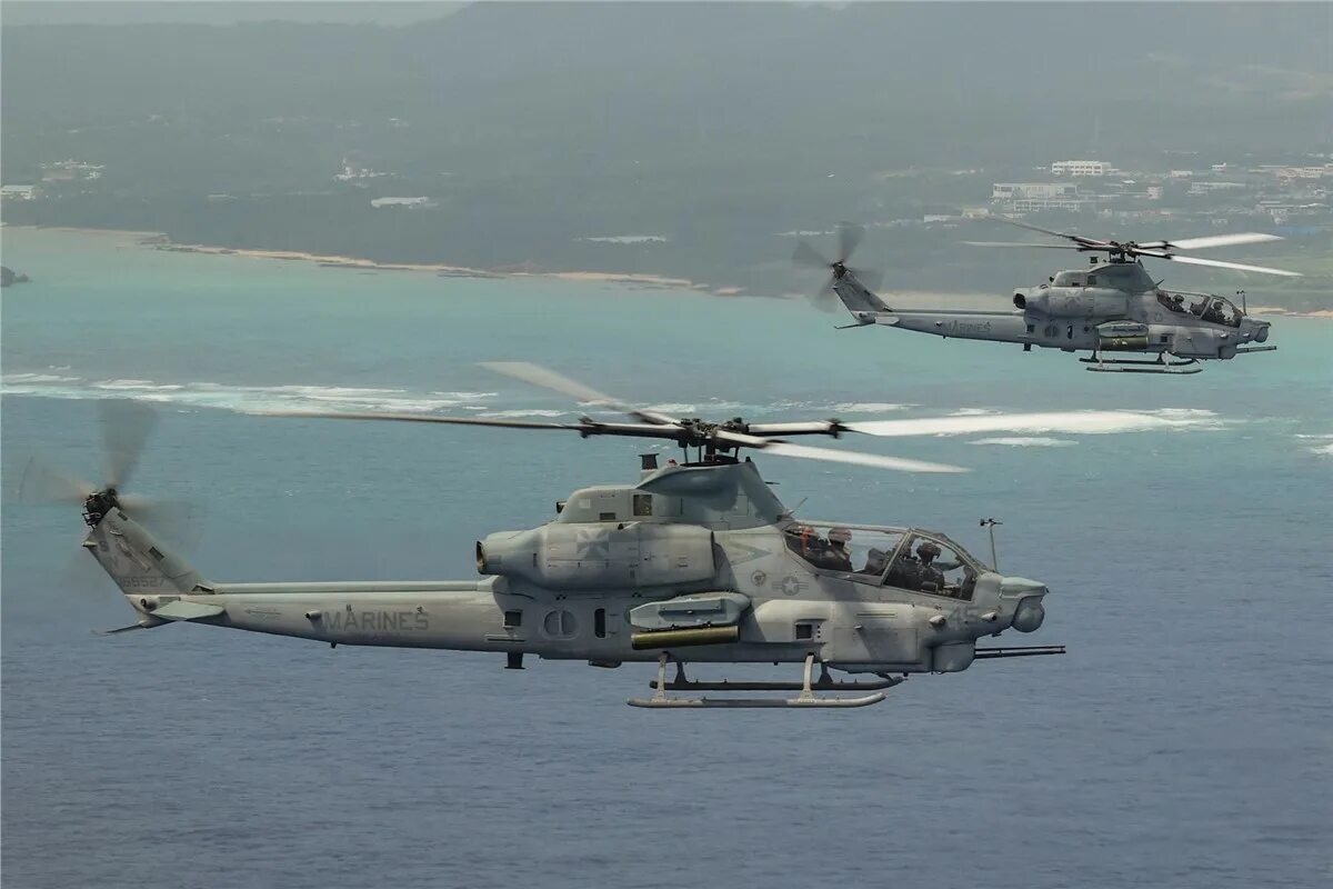 Корпус морской пехоты и ВВС США оснастят вертолеты AH-1Z Viper и самолеты OA-1K Skyraider II крылатыми ракетами большой дальности L3Harris Red Wolf. Фото: Корпус морской пехоты США