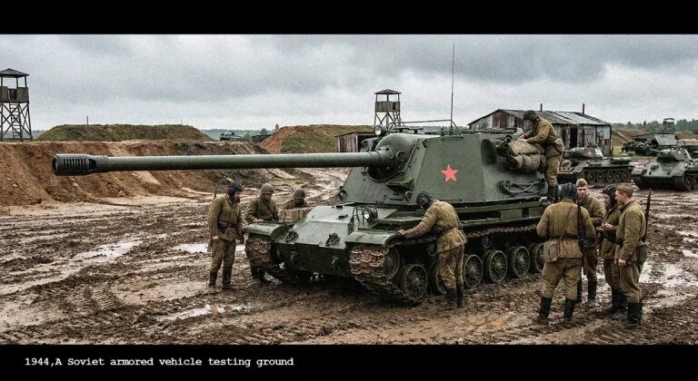 Наследник знаменитых зверобоев на лёгком шасси. Секретный советский истребитель танков с барабанным механизмом Объект 146