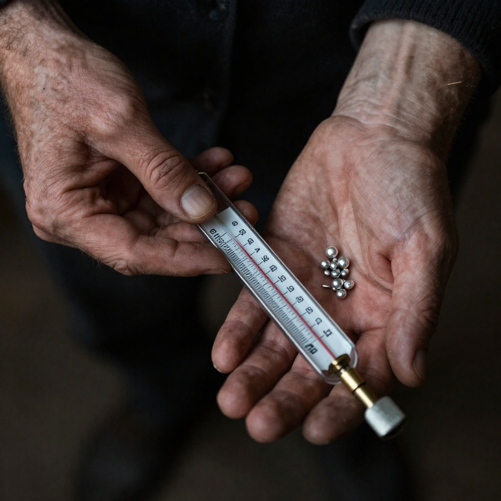 Как правильно стряхивать ртутный градусник