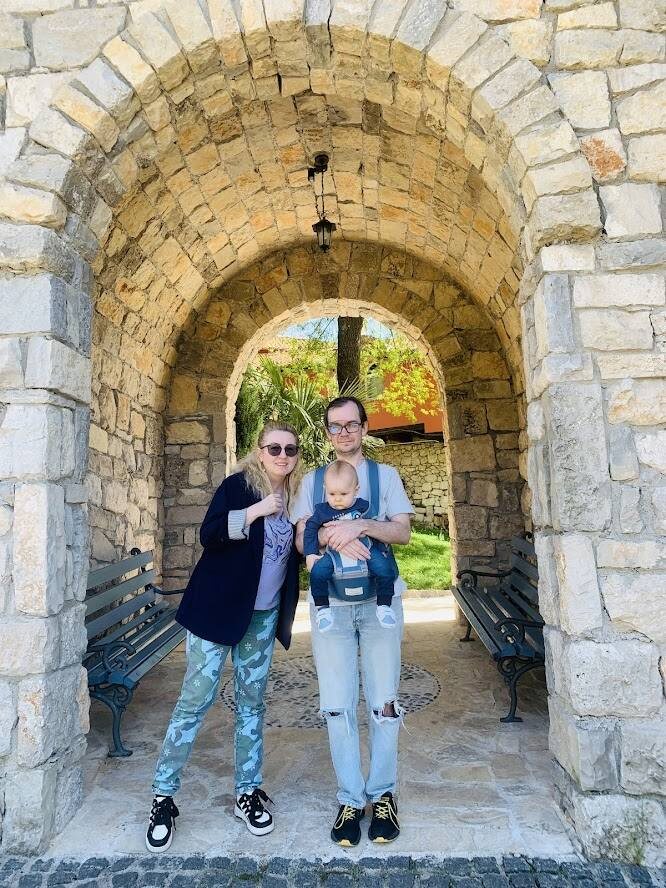 Мария и Дмитрий Дзюмины с сыном