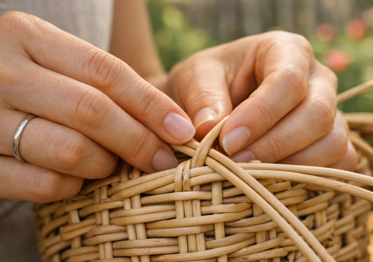 Плетение из ротанга для начинающих: как избежать перекоса формы