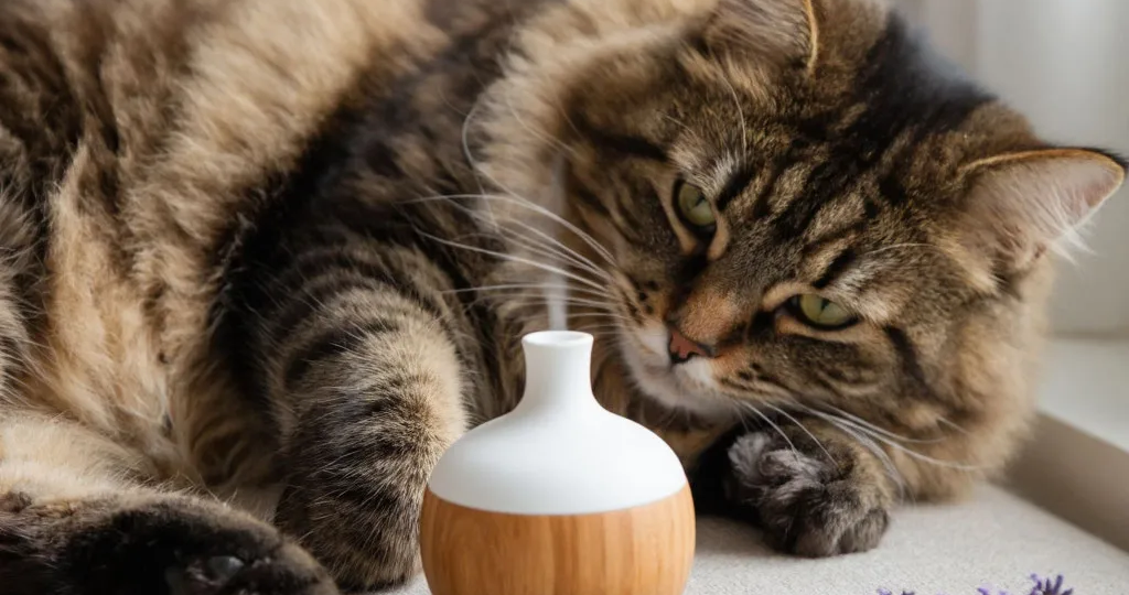 Эфирные масла, аромадиффузоры и аромалампы опасны для кошек?