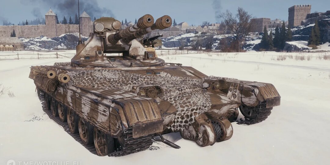 3D-стиль "Vz. 71 «Зима»" для танка Vz. 71 Tesák из 19 сезона Боевого пропуска в World of Tanks