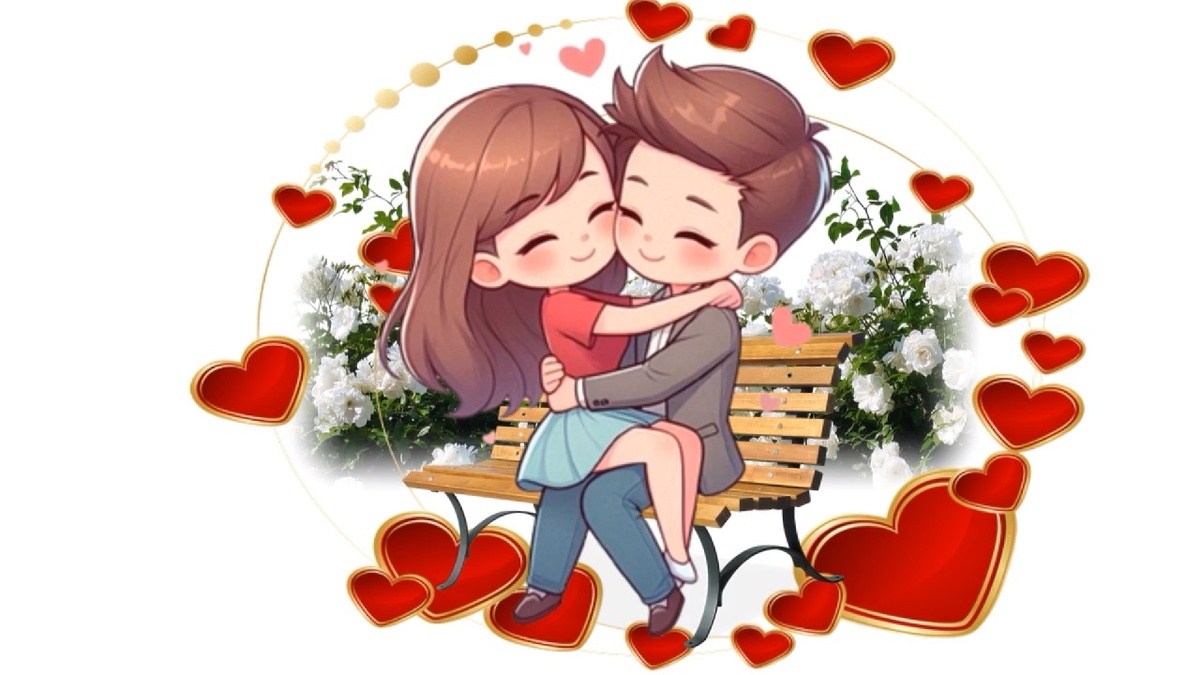 Коллаж День всех влюблённых