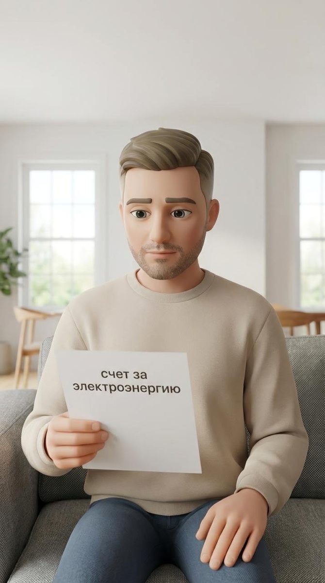 «Когда выставили счёт за электроэнергию»