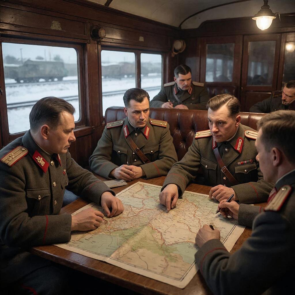 Многие сибиряки уверяют, что лично видели в вагоне людей в военной форме.  Фото: изображение сгенерировано с помощью ИИ / Станислав Казаченко