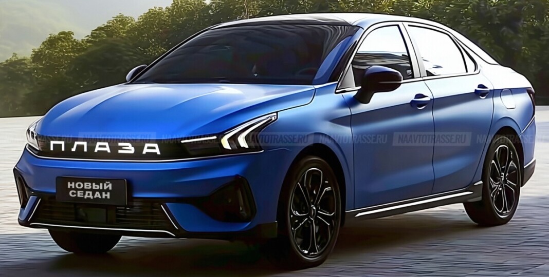 Рендер уникального седана Москвич 6 Плаза 2026 представлен окончательно: фото и возможные цены