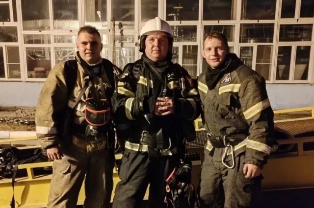    Тульские спасатели отработали тушение пожара в кинотеатре