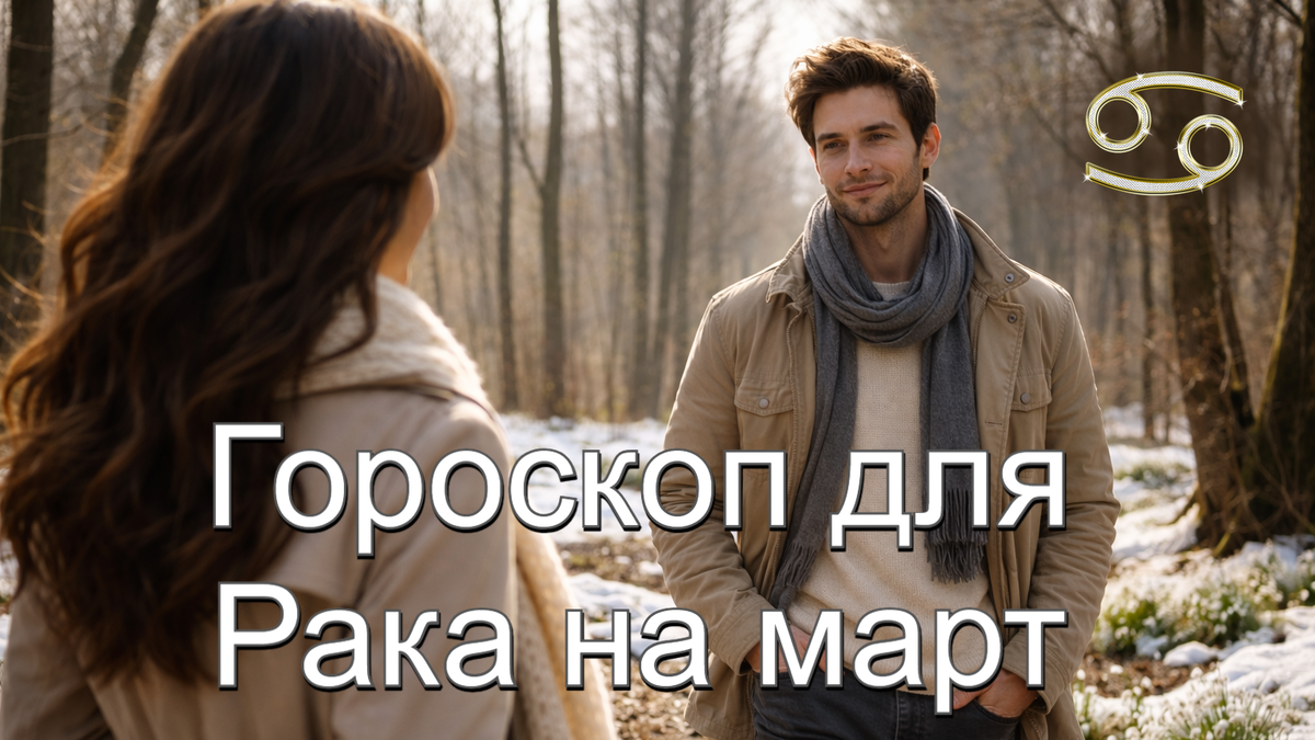 Гороскоп для мужчин Раков и женщин Раков на март