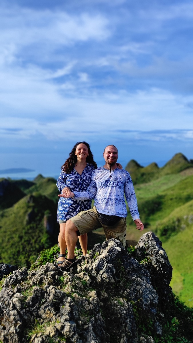 Делаем фото на пике Осмена на Себу Филиппины