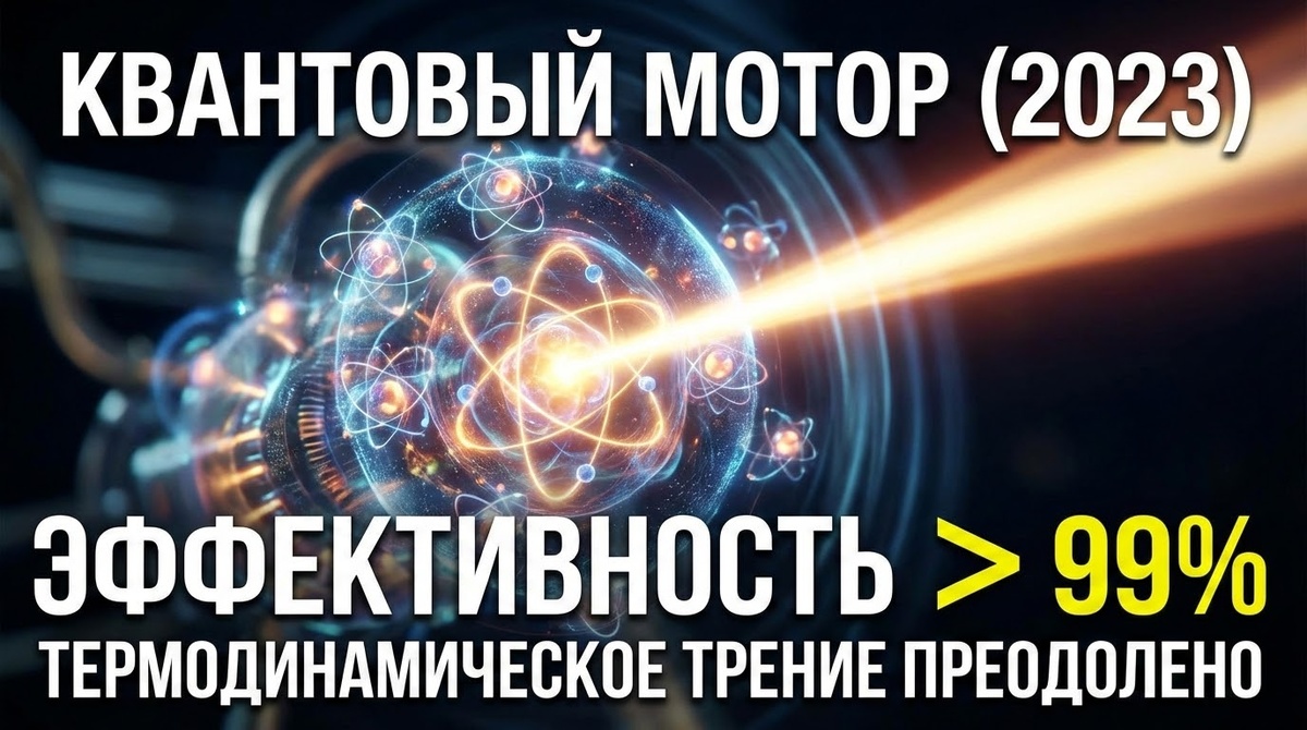 Эффективность квантового двигателя