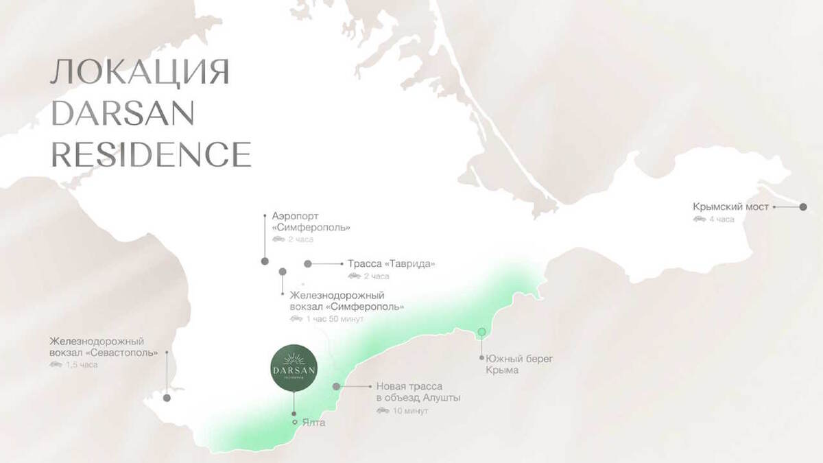 Расположение Darsan Residence