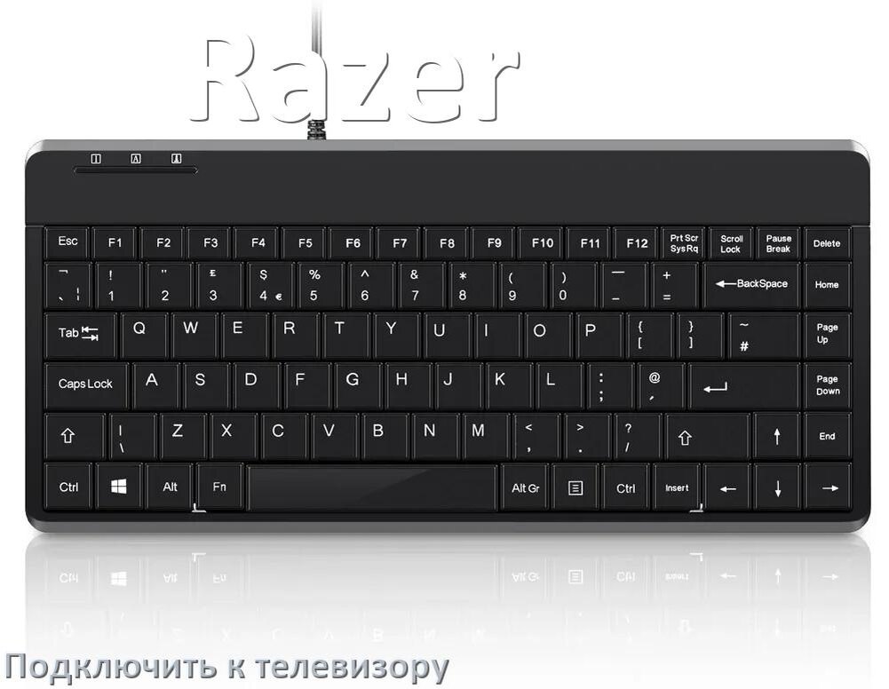 
Как подключить клавиатуру Razer к телевизору по Bluetooth и USB