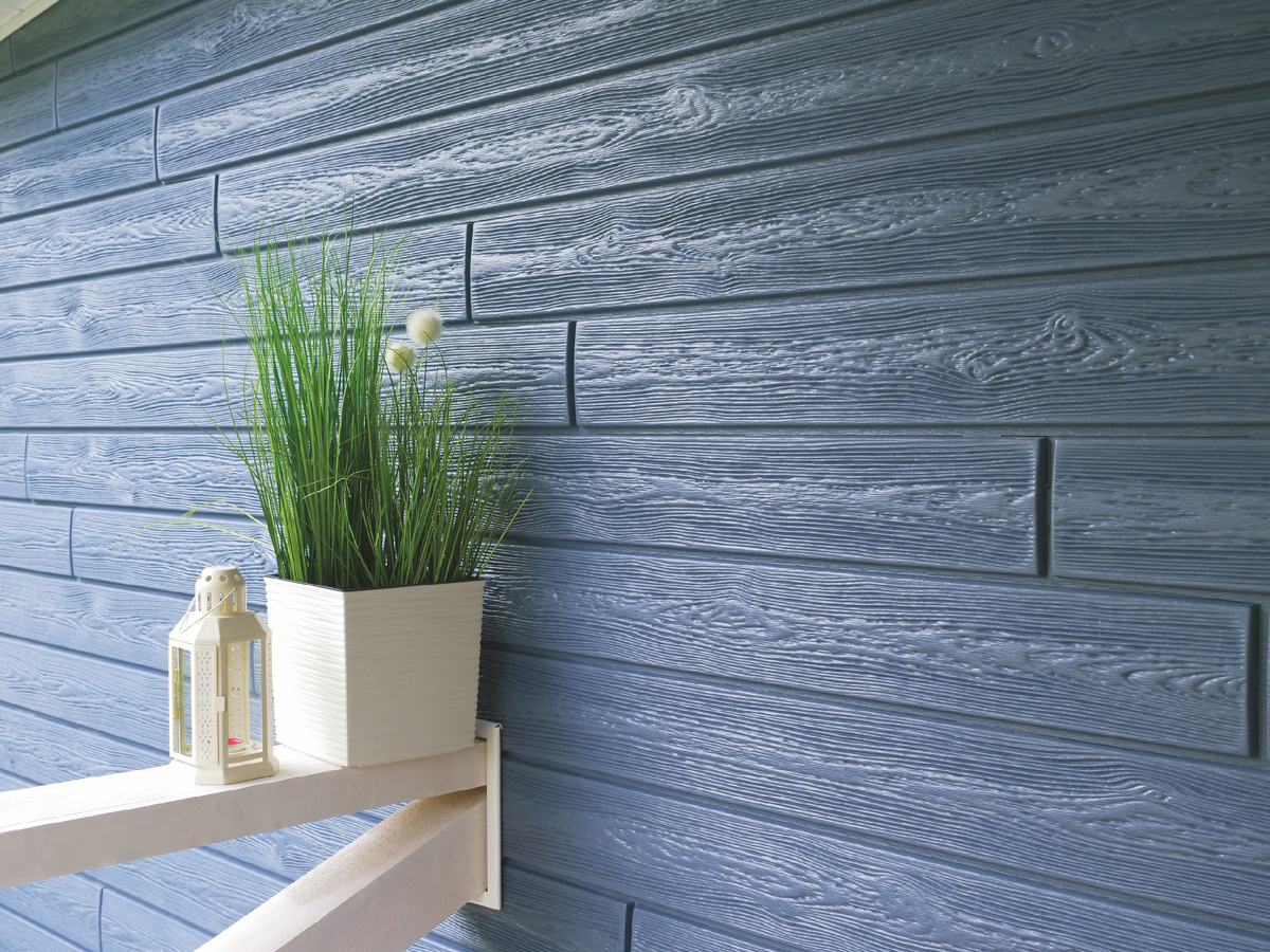 Голубой сайдинг