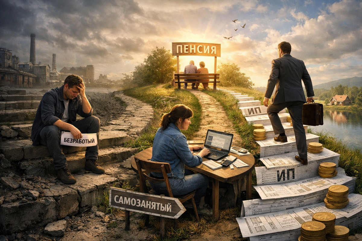 Работали “на себя” — остались без пенсии? Что реально ждёт безработных, самозанятых 