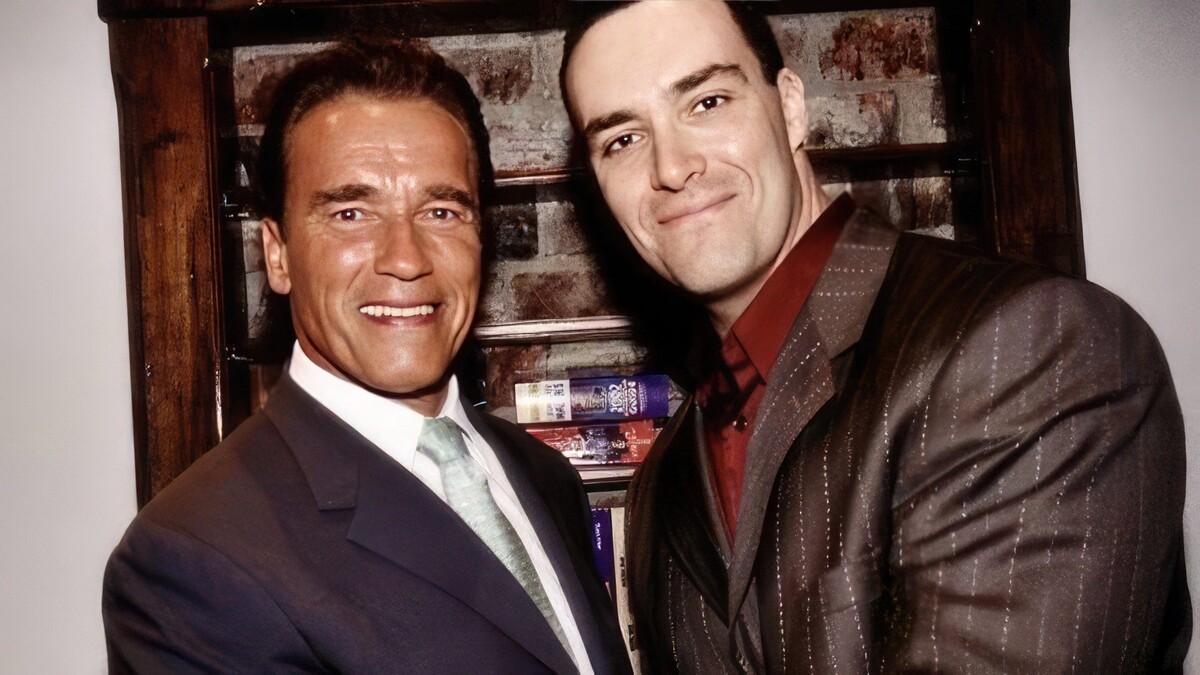 Александр Невский и его кумир детства Арнольд Шварценеггер.