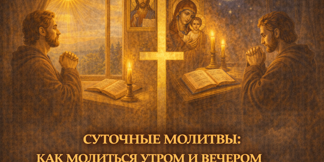 СУТОЧНЫЕ МОЛИТВЫ: КАК МОЛИТЬСЯ УТРОМ И ВЕЧЕРОМ