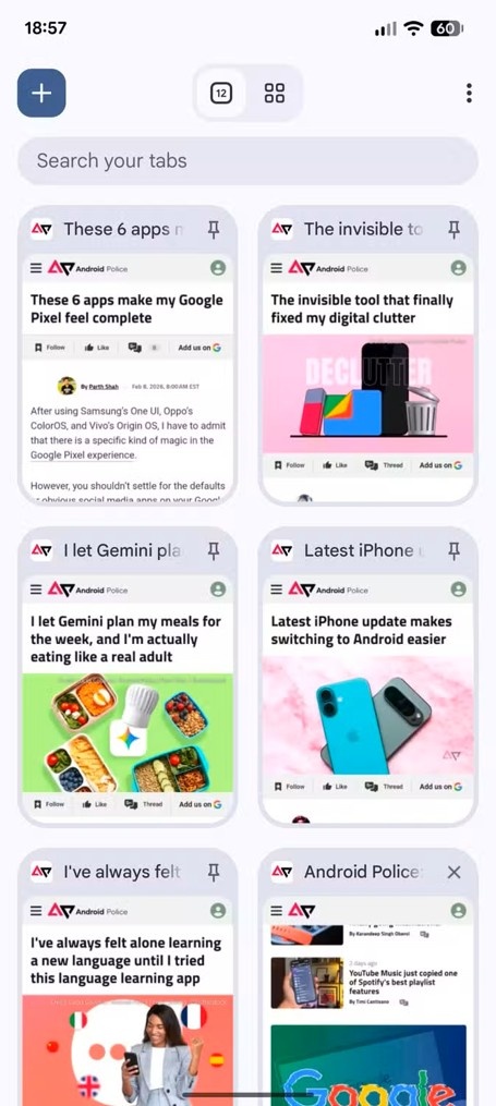    В Chrome для Android появилась полезная функция из десктопной версии браузера