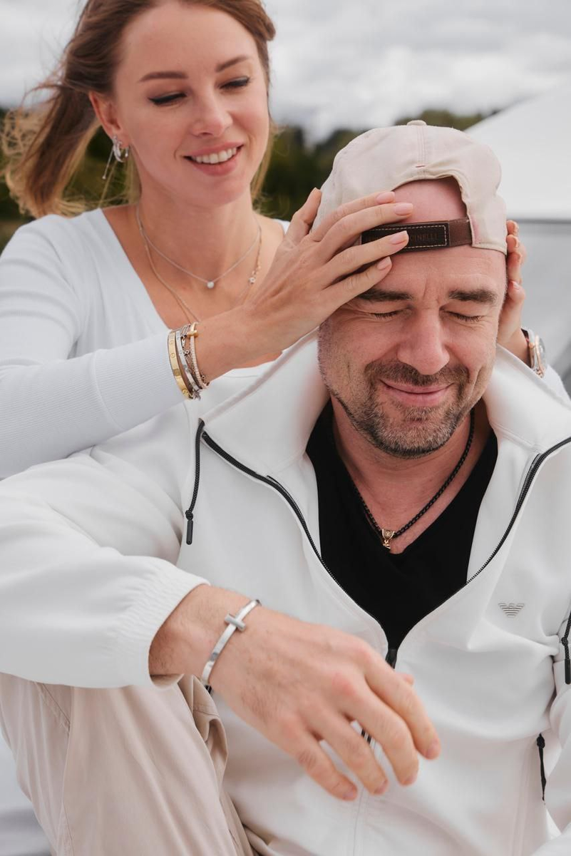 Роман Товстик и Полина Диброва. Фото: Telegram/@dibrovapolina