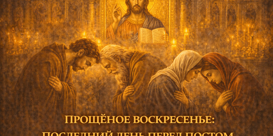ПРОЩЁНОЕ ВОСКРЕСЕНЬЕ: ПОСЛЕДНИЙ ДЕНЬ ПЕРЕД ПОСТОМ