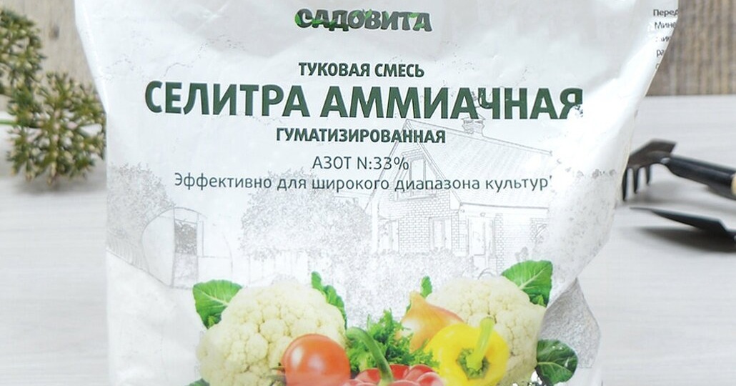 Аммиачная селитра: для чего, когда, как и сколько. С чем можно смешивать, а с чем не стоит