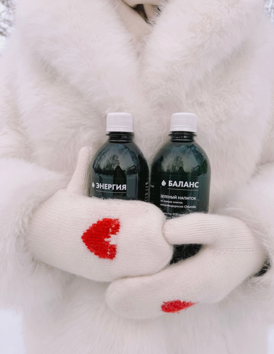 Напиток из живой хлореллы (жидкий хлорофилл)