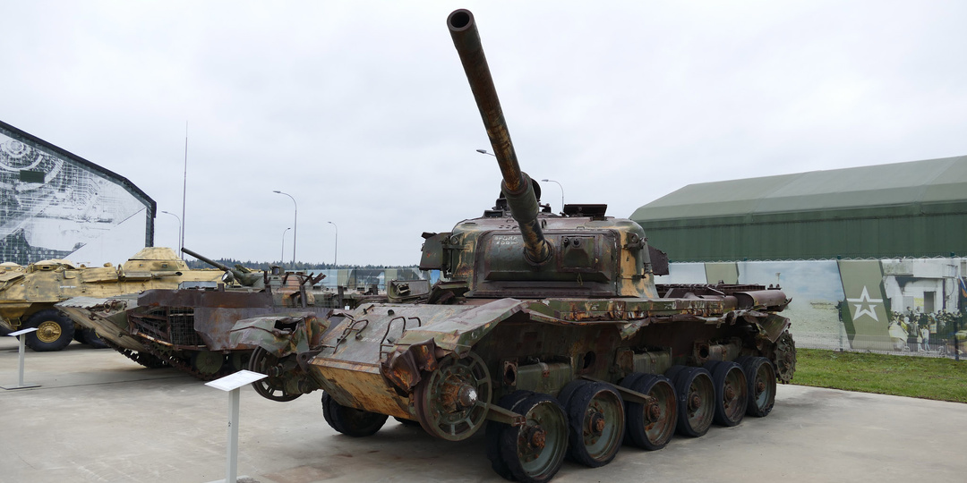 Бывший иорданский танк с английской родословной, прибывший из Сирии