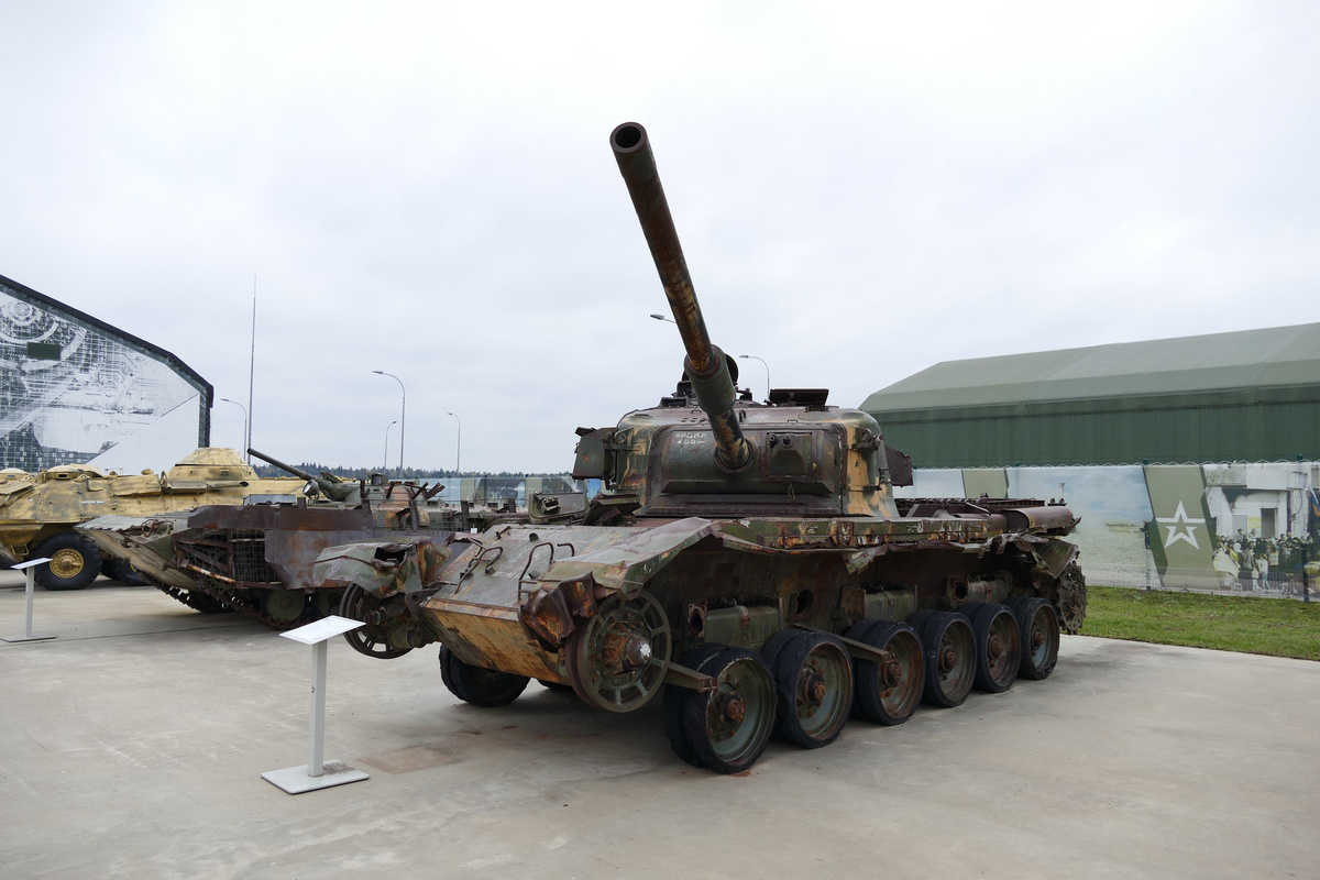 Ныне танк стоит в парке "Патриот".