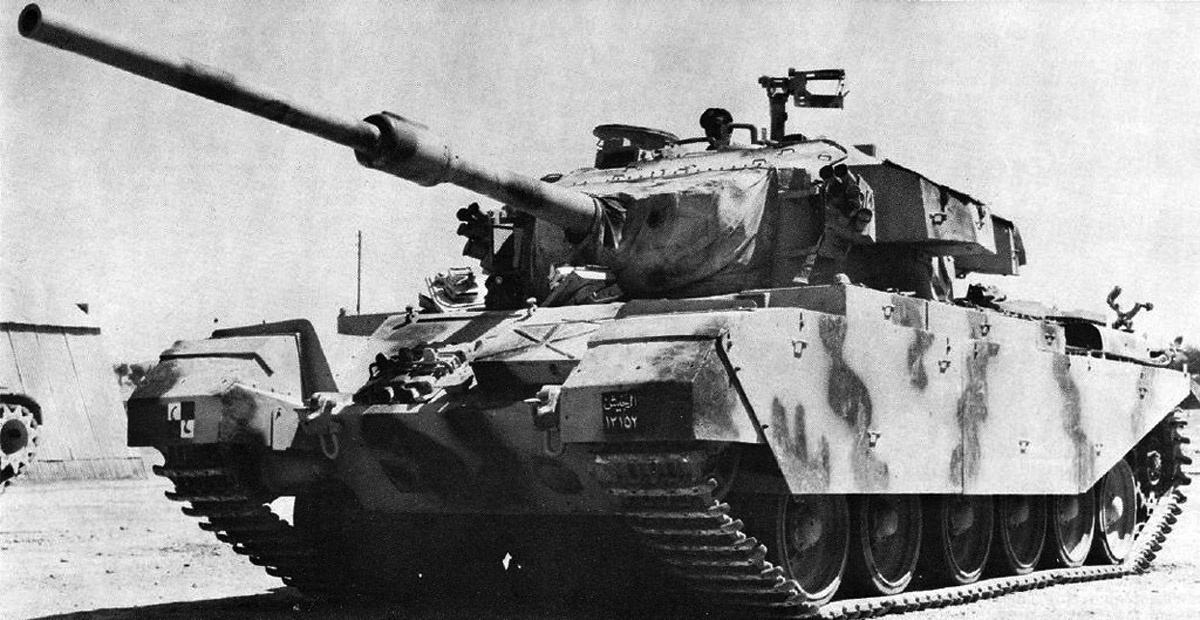 Иорданский Centurion Mk.3, похожим образом были окрашены танки более позднего периода.