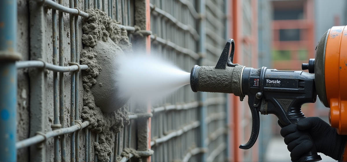 Торкретирование бетона: преимущества технологии усиления конструкций