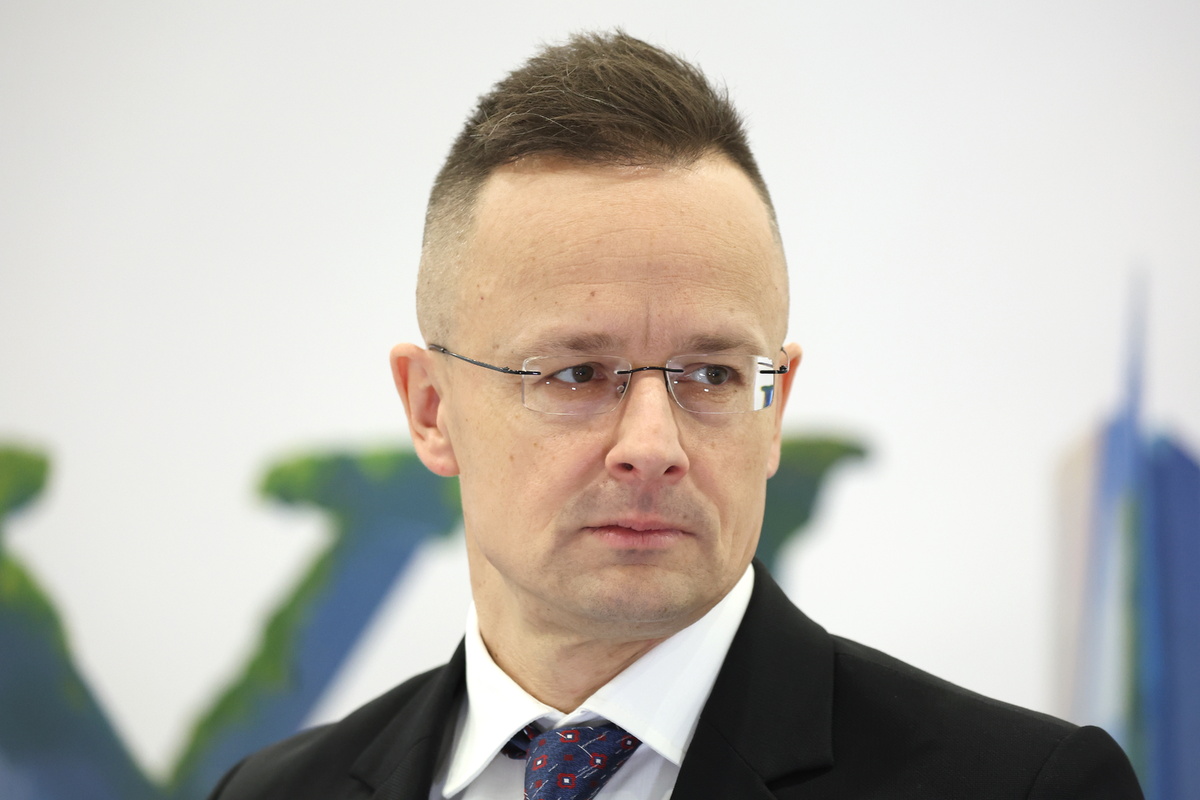    Министр иностранных дел и внешнеэкономических связей Венгрии Петер Сийярто  Дмитрий Феоктистов/ ТАСС